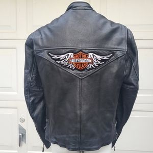 Unik VTG Harley Davidson Leather Motorcycle Jacket